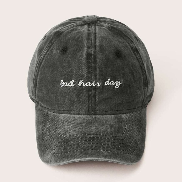 Bellanblue Accessories - black washed vintage look adjustable baseball cap